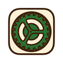 System Settings icon in the Christmas Mac icon theme