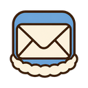Mail icon in the Christmas Mac icon theme