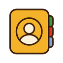 Contacts icon in the Christmas Mac icon theme