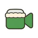 FaceTime icon in the Christmas Mac icon theme