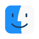 Finder icon in the Chunky Color Mac icon theme