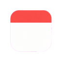 Calendar icon in the Chunky Color Mac icon theme