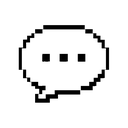 Messages icon in the Classic Mac 1-Bit Mac icon theme