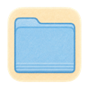 Folder icon in the Cozy Pastel Mac icon theme