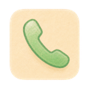 Phone icon in the Cozy Pastel Mac icon theme