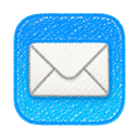 Mail icon in the Crayon Sketch Mac icon theme