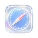 Safari icon in the Fantasy Crystal Mac icon theme