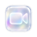 FaceTime icon in the Fantasy Crystal Mac icon theme