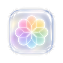 Photos icon in the Fantasy Crystal Mac icon theme