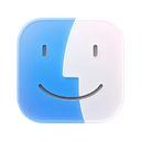Finder icon in the Glass Mac icon theme