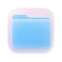 Folder icon in the Glass Mac icon theme