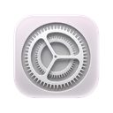System Settings icon in the Glass Mac icon theme