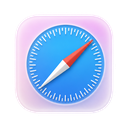 Safari icon in the Glass Mac icon theme