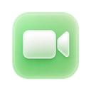 FaceTime icon in the Glass Mac icon theme