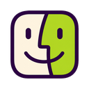 Finder icon in the Halloween Mac icon theme