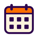 Calendar icon in the Halloween Mac icon theme