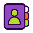 Contacts icon in the Halloween Mac icon theme