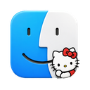 Finder icon in the Nya Friends Mac icon theme
