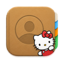 Contacts icon in the Nya Friends Mac icon theme