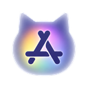 App Store icon in the Holographic Cat Gel Mac icon theme