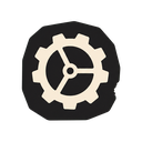 System Settings icon in the Industrial Cyber Grunge Mac icon theme