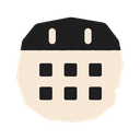 Calendar icon in the Industrial Cyber Grunge Mac icon theme