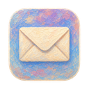 Mail icon in the Monet Bloom Mac icon theme