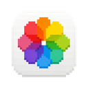 Photos icon in the Pixel Mac icon theme