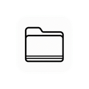 Folder icon in the Pure Line Mac icon theme