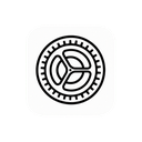 System Settings icon in the Pure Line Mac icon theme