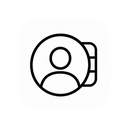 Contacts icon in the Pure Line Mac icon theme