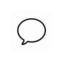 Messages icon in the Pure Line Mac icon theme