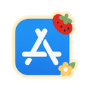App Store icon in the Strawberry Solid Mac icon theme