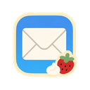 Mail icon in the Strawberry Solid Mac icon theme