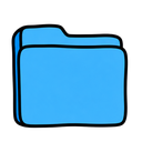 Folder icon in the Wobble Pop Mac icon theme