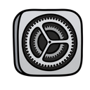 System Settings icon in the Wobble Pop Mac icon theme