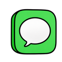 Messages icon in the Wobble Pop Mac icon theme