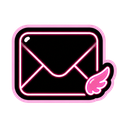 Mail icon in the Yami Kawaii Neon Mac icon theme