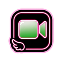 FaceTime icon in the Yami Kawaii Neon Mac icon theme