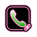 Phone icon in the Yami Kawaii Neon Mac icon theme